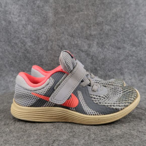 Nike Shoes Kids 10C Revolution Sneakers Athletic Trainer Running Easy On Strap - Picture 1 of 11